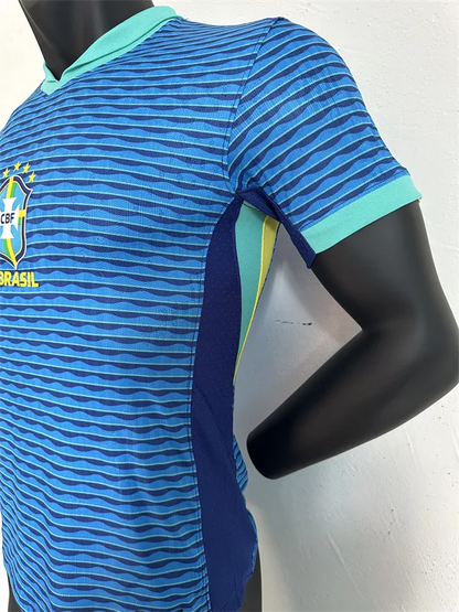 Player Brazil Away Kit 24/25 Copa America 2024 Football Jersey
