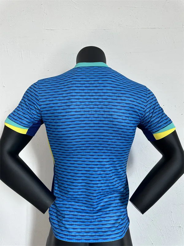 Player Brazil Away Kit 24/25 Copa America 2024 Football Jersey