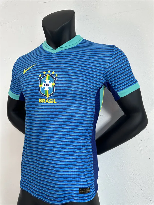 Player Brazil Away Kit 24/25 Copa America 2024 Football Jersey
