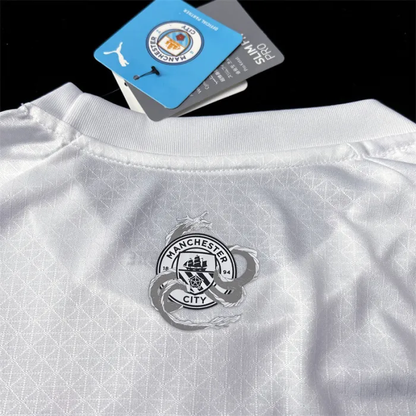 Dragon New Year Manchester City Jersey Special Kit 23/24 Kids Football Team Soccer Shirt