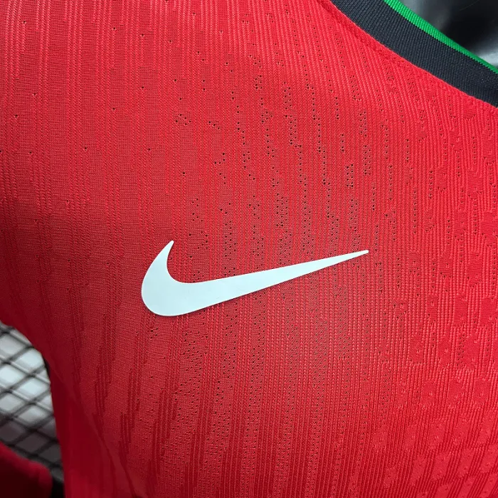Player Portugal Home Kit 24/25 Euro Cup 2024 Football Jersey Long Sleeves
