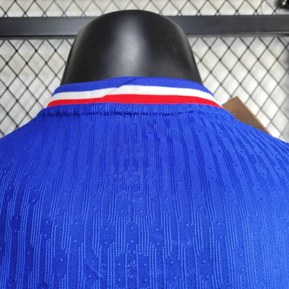 Player France Home Kit 24/25 Euro Cup 2024 Long Sleeves Football Jersey