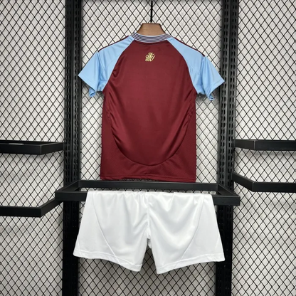 Kids Aston Villa Home Kit 24/25 Football Jersey
