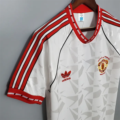 Manchester United Jersey Away Kit 1991 Retro Football Team Soccer Shirt