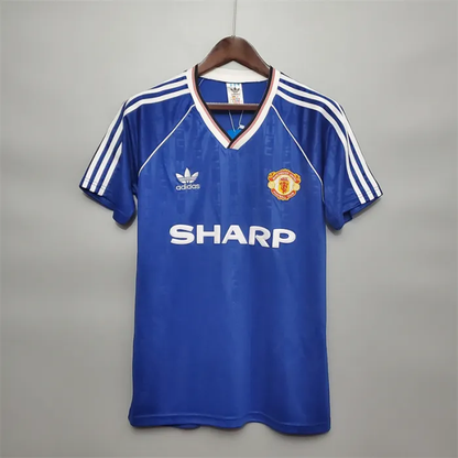 Manchester United Jersey Third Kit 1988/90 Retro Football Team Soccer Shirt