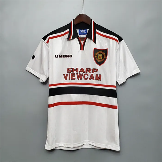 Manchester United Jersey Away Kit 1997/98 Retro Football Team Soccer Shirt