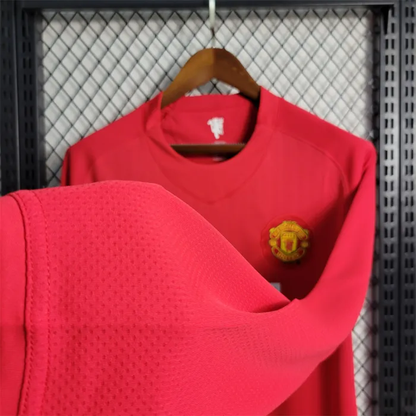 Manchester United Jersey Home Kit 07/08 Retro Long Sleeves Football Team Soccer Shirt
