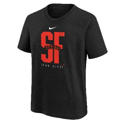 Nike Youth San Francisco Giants Team Score Board Performance T-Shirt