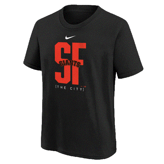 Nike Youth San Francisco Giants Team Score Board Performance T-Shirt