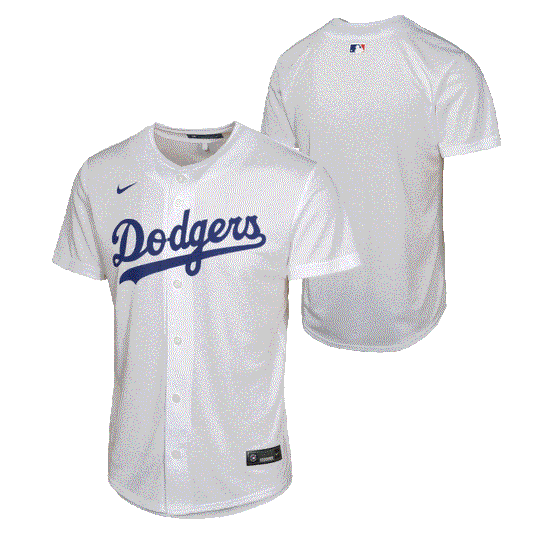 Nike Youth Los Angeles Dodgers Home Jersey-White