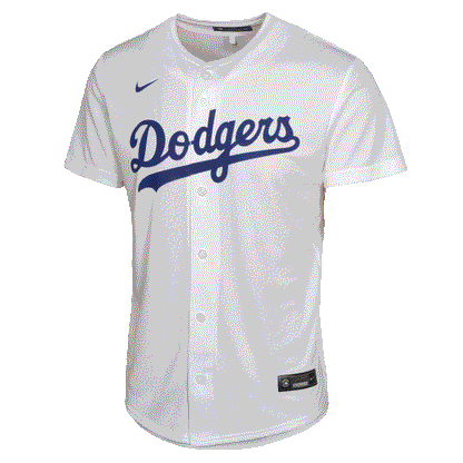 Nike Youth Los Angeles Dodgers Home Jersey-White