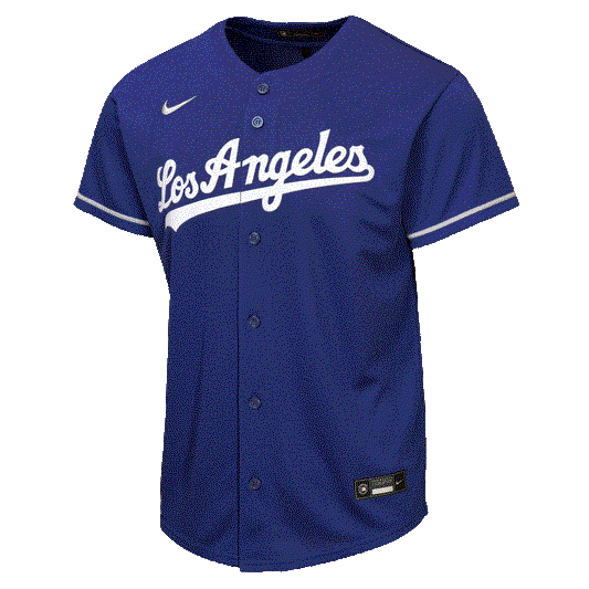 Nike Youth Los Angeles Dodgers Alternative Baseline Jersey-Royal