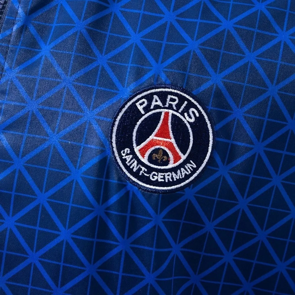 PSG Windbreaker 2025/26 Blue Football Kit