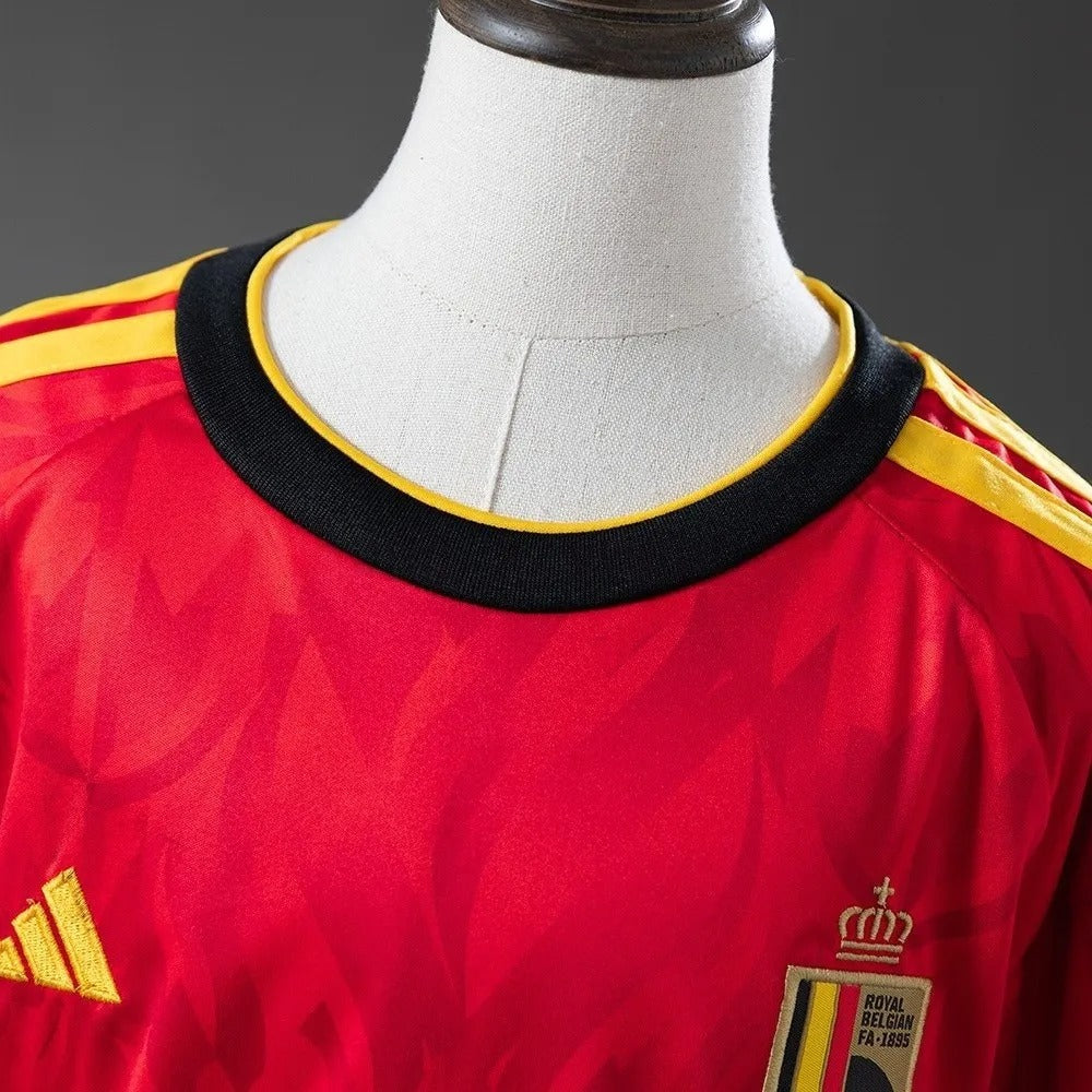 Kids Belgium Jersey 2026 World Cup Home Football Kit