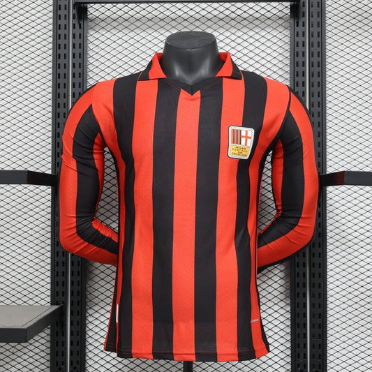 Player Version AC Milan Jersey 25/26 Long sleeves 125-Year Anniversary Football Kit Soccer Jersey