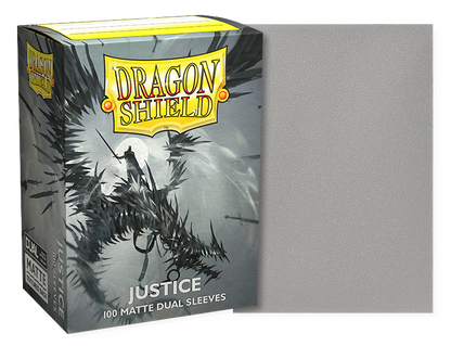 Dragon Shield Sleeves: Justice Standard Dual Matte (Box Of 100)
