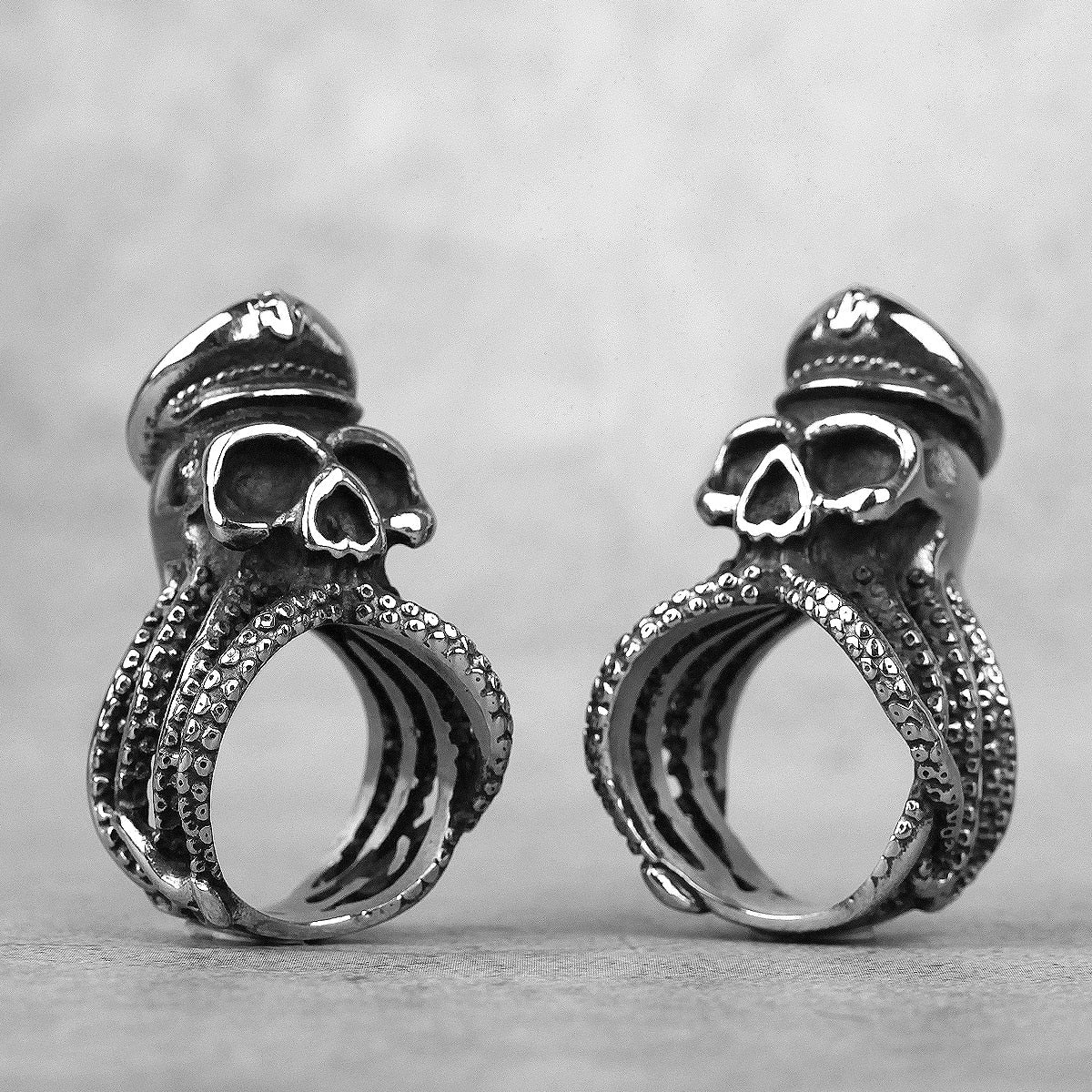 Kraken Octopus Ring – Gothic with Captain Punk Rock Hip Hop Biker Statement