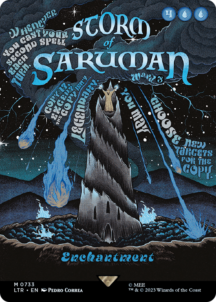 Storm of Saruman (Borderless Poster) - Universes Beyond: The Lord of the Rings: Tales of Middle-earth (LTR)