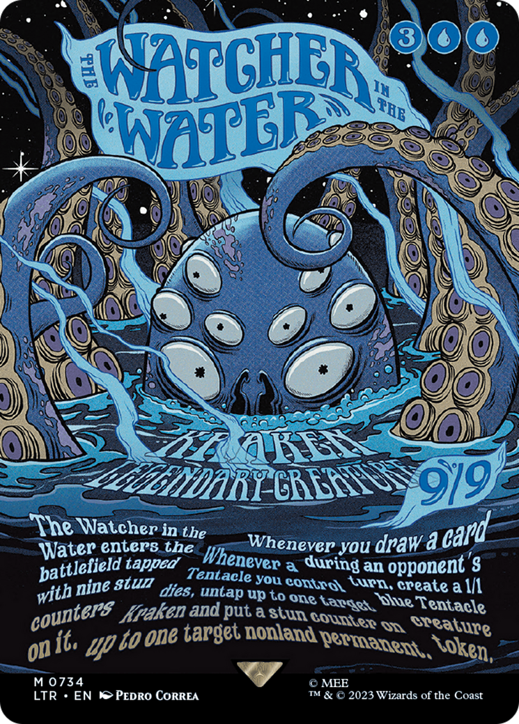 The Watcher in the Water (Borderless Poster) - Universes Beyond: The Lord of the Rings: Tales of Middle-earth (LTR)