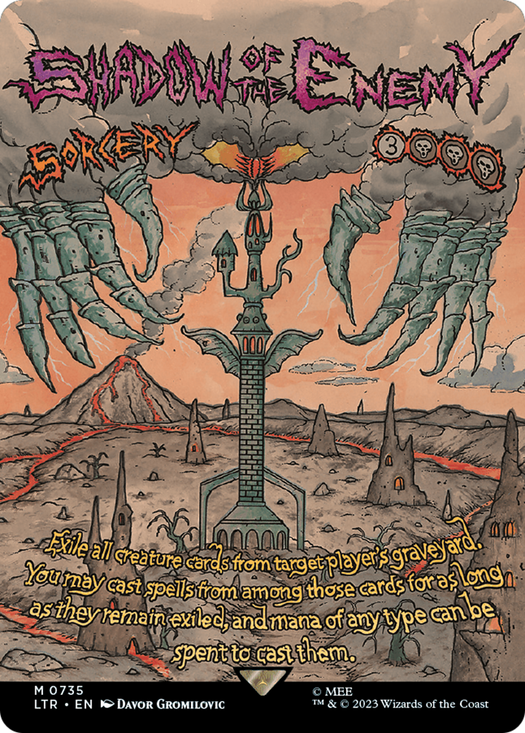 Shadow of the Enemy (Borderless Poster) - Universes Beyond: The Lord of the Rings: Tales of Middle-earth (LTR)