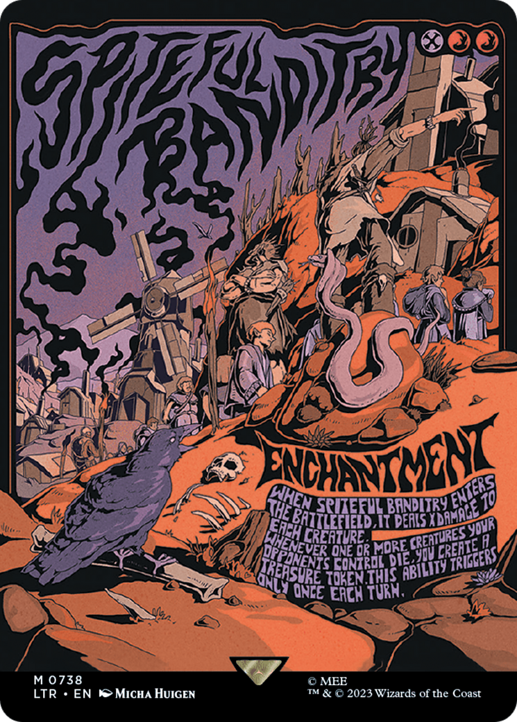 Spiteful Banditry (Borderless Poster) - Universes Beyond: The Lord of the Rings: Tales of Middle-earth (LTR)