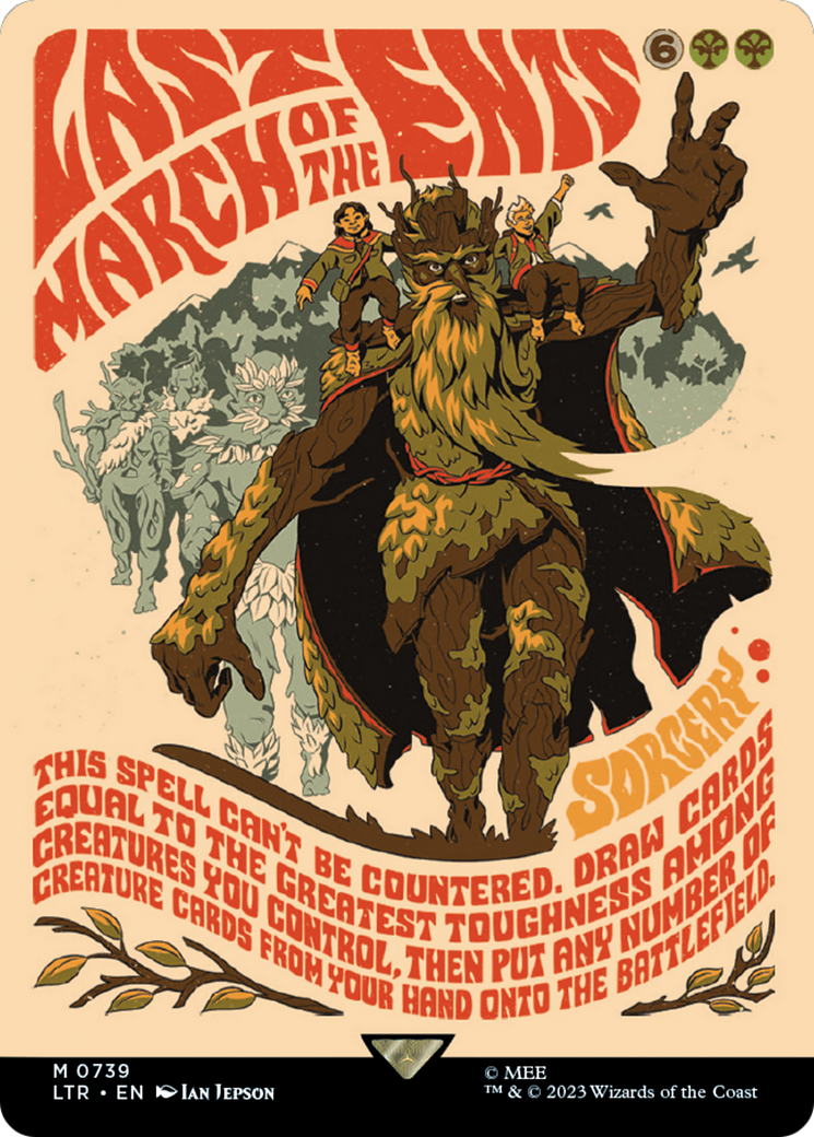 Last March of the Ents (Borderless Poster) - Universes Beyond: The Lord of the Rings: Tales of Middle-earth (LTR)