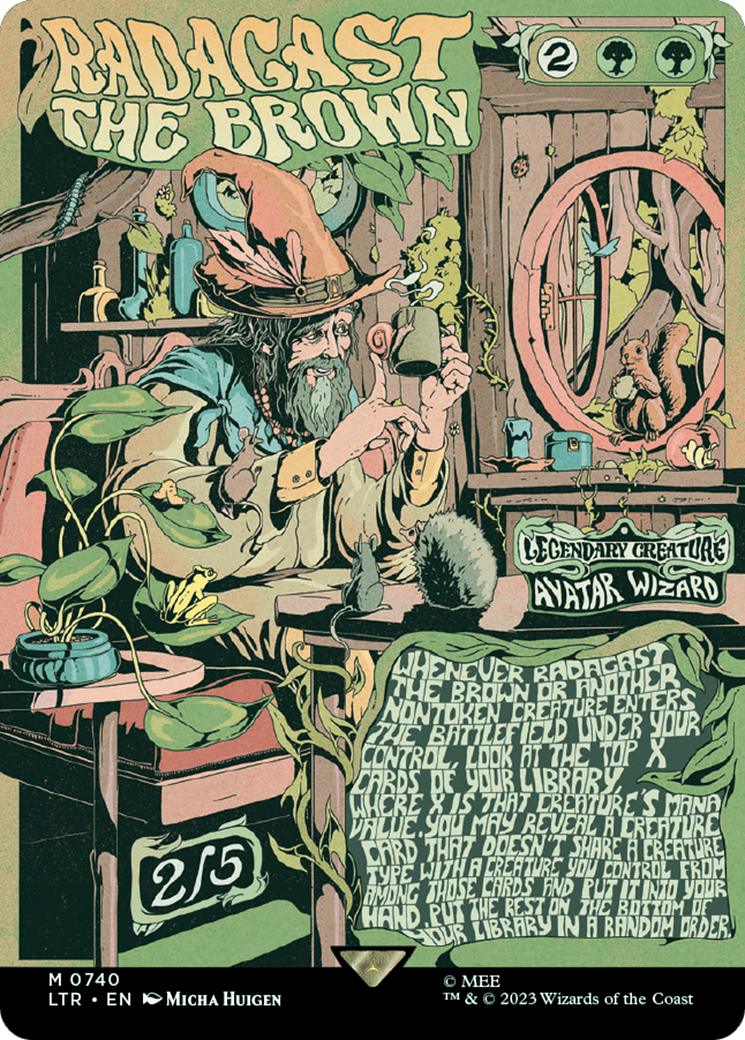 Radagast the Brown (Borderless Poster) - Universes Beyond: The Lord of the Rings: Tales of Middle-earth (LTR)