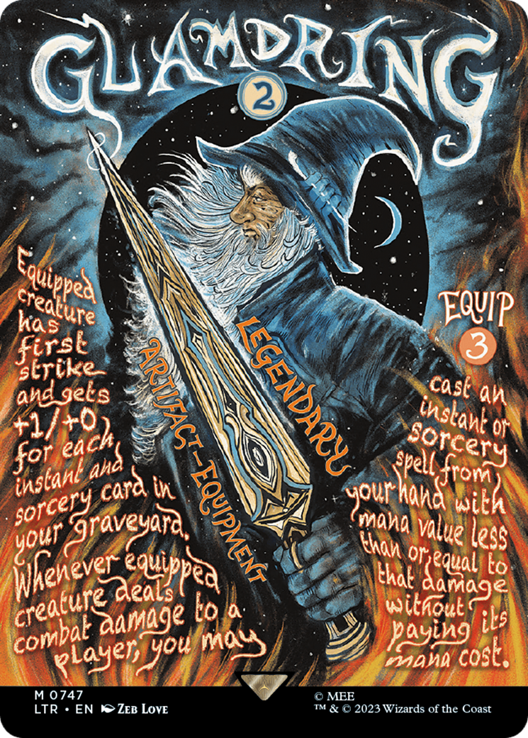 Glamdring (Borderless Poster) - Universes Beyond: The Lord of the Rings: Tales of Middle-earth (LTR)