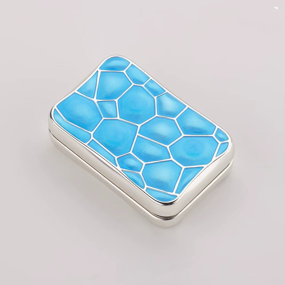 Magnetic Fidget Slider – Full Metal Infinity Push Water Cube Stress Relief EDC Desk Toy