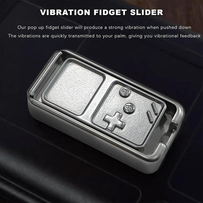 Magnetic Fidget Slider – Metal CNC Alloy Game Console Haptic Stress Relief EDC Toy