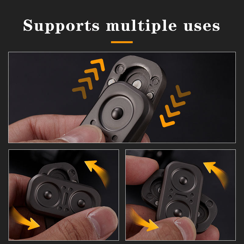 Magnetic Fidget Spinner – Owl Coin Titanium with 360° Stress Relief EDC