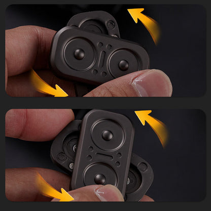Magnetic Fidget Spinner – Owl Coin Titanium with 360° Stress Relief EDC
