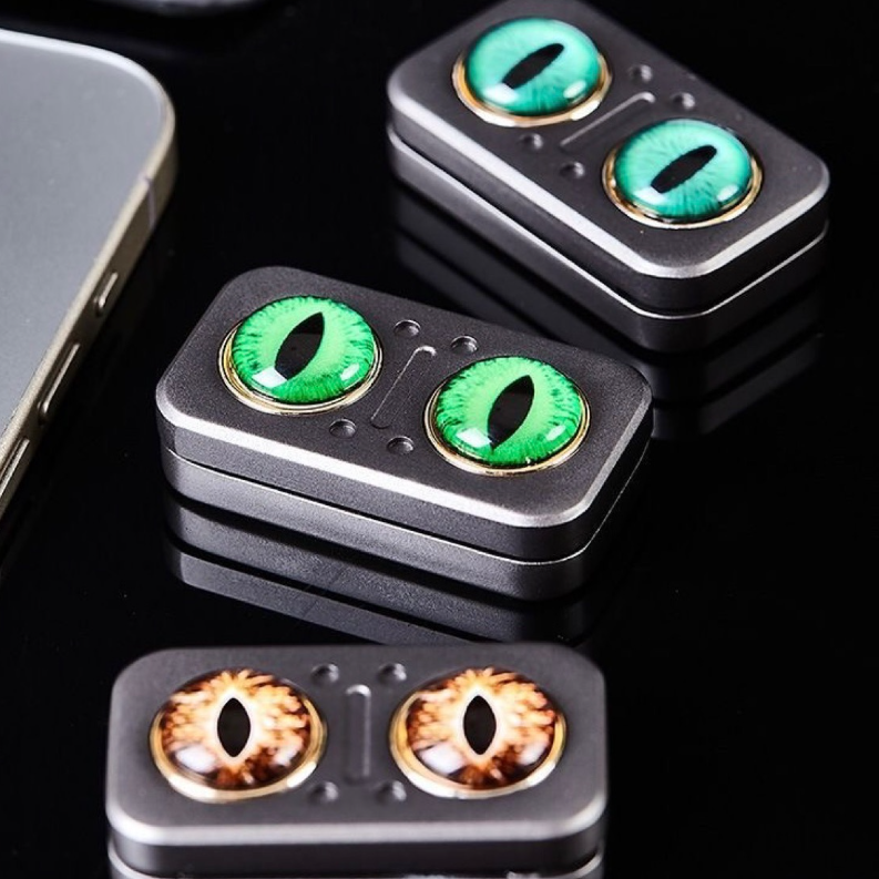Magnetic Fidget Spinner – Owl Coin Titanium with 360° Stress Relief EDC
