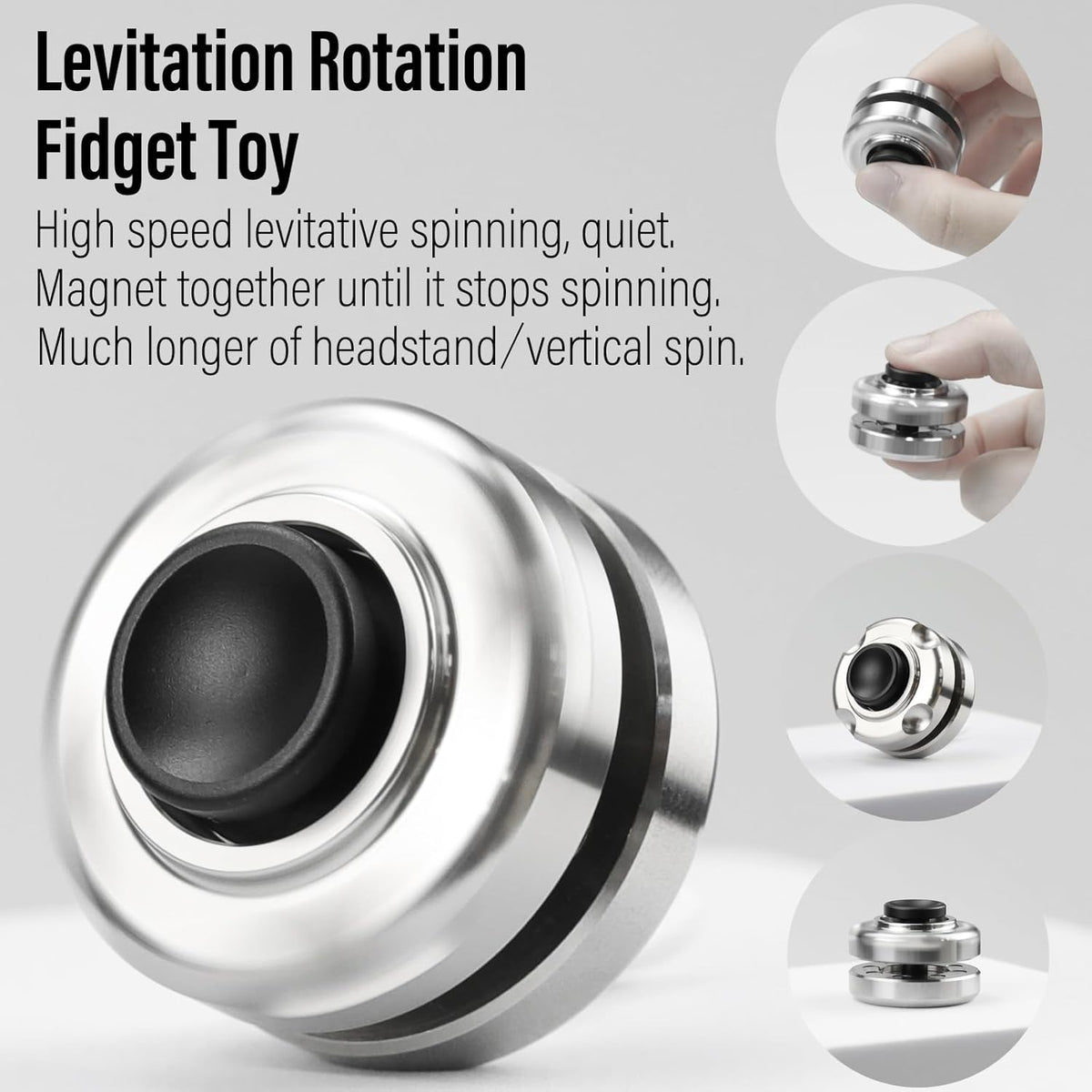Magnetic Fidget Spinner – ScaleSpinner Levitation with Stainless Steel EDC
