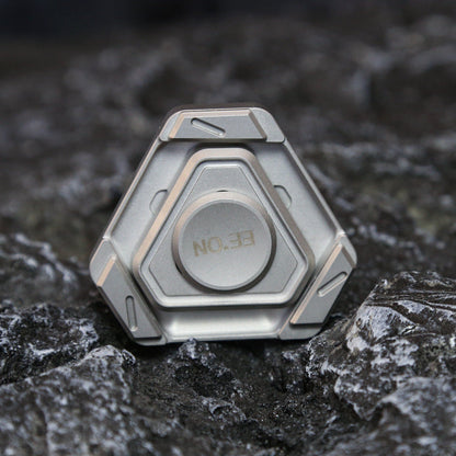 Magnetic Fidget Toy – Steel Spin Top with Dual Rotation Stainless Steel