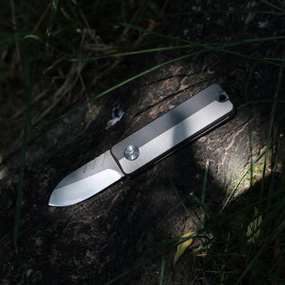 Magnetic Fidget Toy – TiSpin Blade Titanium Utility Knife with D2 Steel EDC Multi-Tool