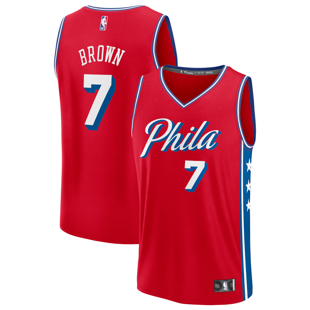 Jaylen Brown Philadelphia 76ers Unisex Jersey - Statement Edition - Red