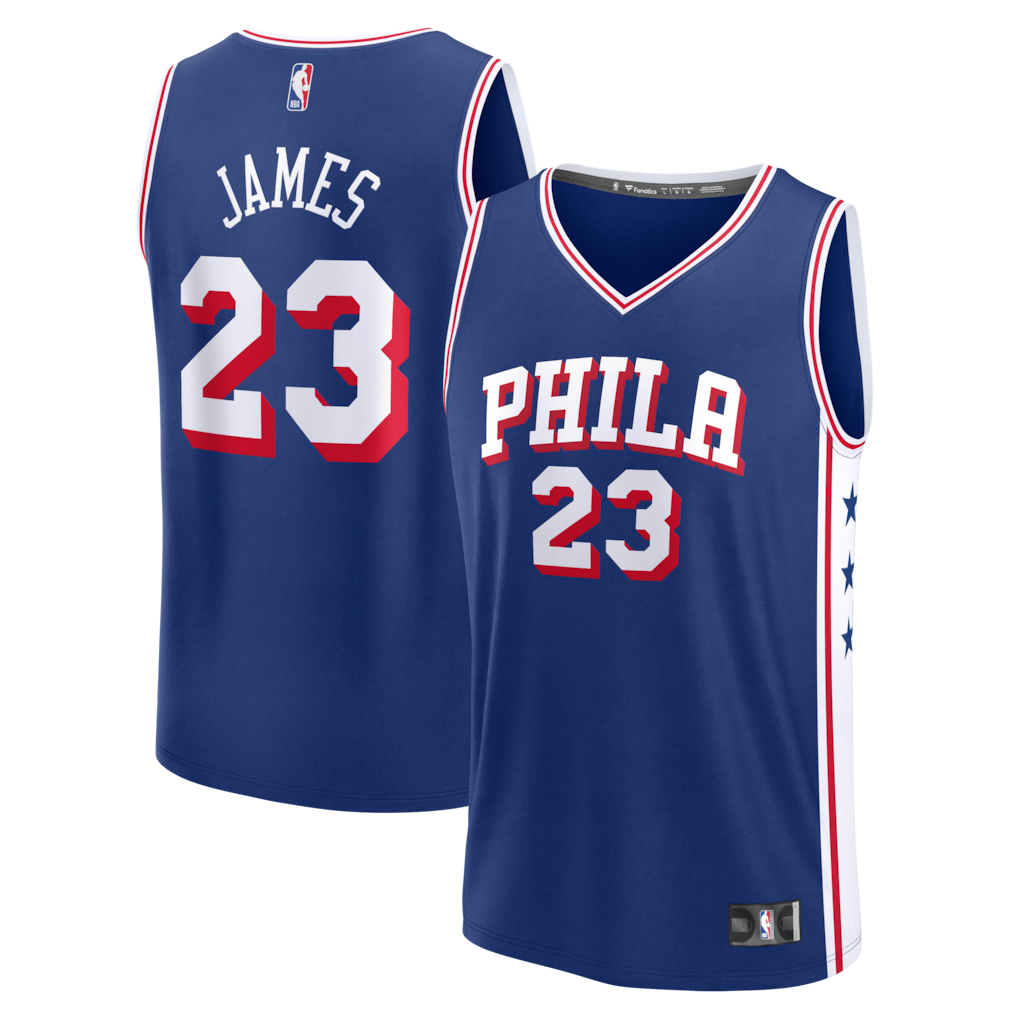 LeBron James Philadelphia 76ers Unisex Jersey - Icon Edition - Royal Blue