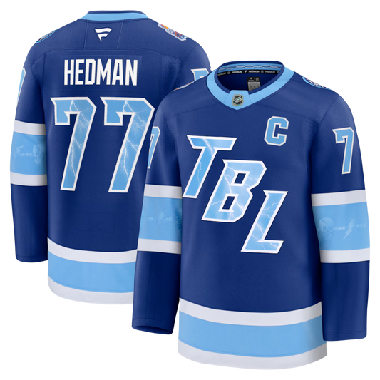 Victor Hedman Tampa Bay Lightning 2026 NHL Stadium Series Jersey - Blue