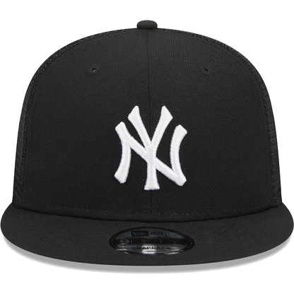 New Era New York Yankees 9FIFTYTrucker Snapback Hat-Black/White
