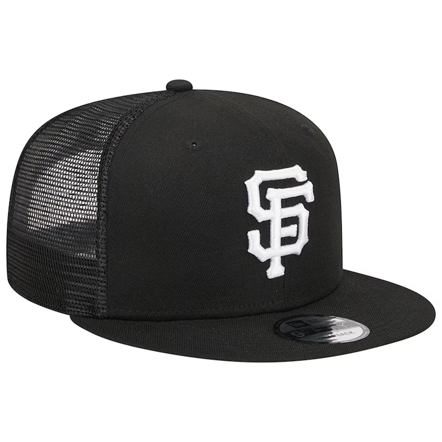New Era San Francisco Giants Trucker 9FIFTY Snapback Hat-Black/White (Copy)