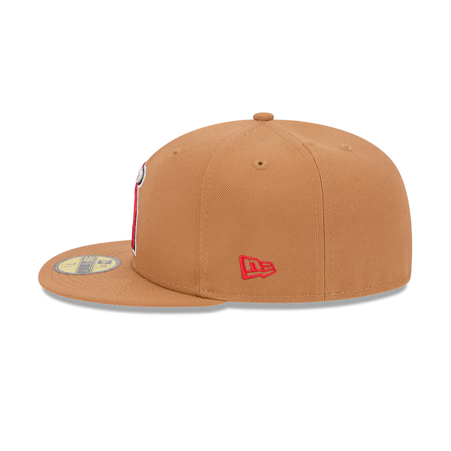 New Era Los Angeles Angels Color Pack 59FIFTY Fitted Hat-Brown