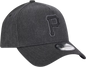 New Era Pittsburgh Pirates Logo Essentials A Frame 9FORTY Adjustable Hat-Charcoal Black