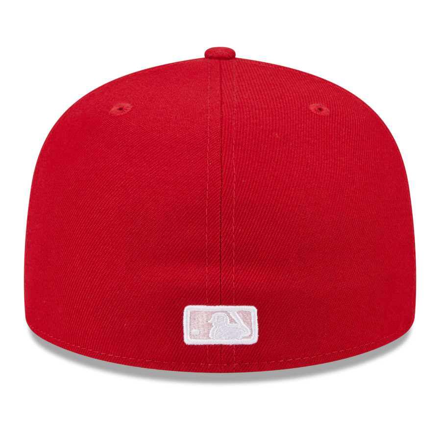 New Era Los Angeles Angels  On-Field 59FIFTY Fitted Hat-Red