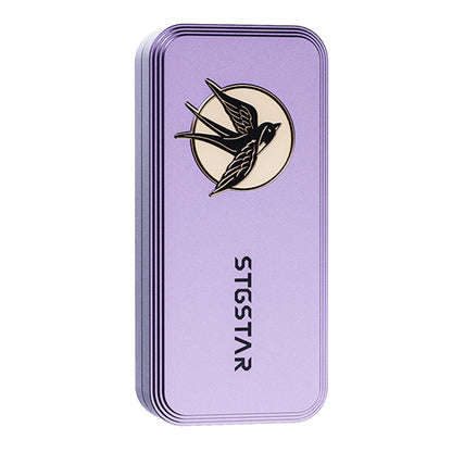 Metal Fidget Slider – Swallow Push with Clicking EDC Stress Relief Toy
