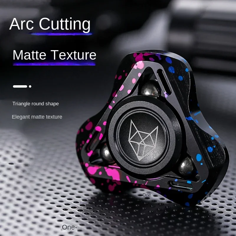 Metal Fidget Spinner – Helix Turbo with Torpedo Design with Detachable Parts High Spin EDC