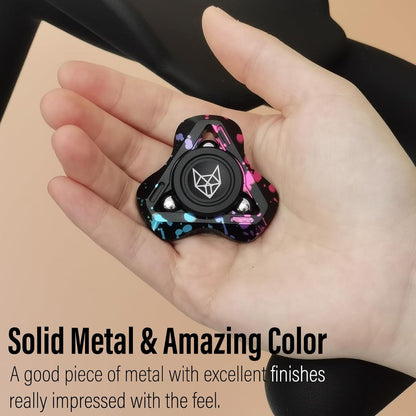 Metal Fidget Spinner – Helix Turbo with Torpedo Design with Detachable Parts High Spin EDC