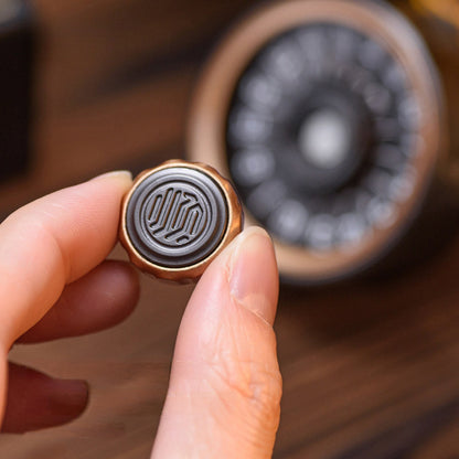 Metal Fidget Spinner – Rechargeable Torque Wheel Dual-Direction