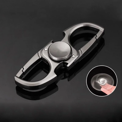 Metal Fidget Spinner – TripleFlow 3-in-1 with Multi-Function EDC Focus Tool