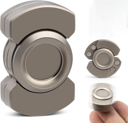 Metal Fidget Spinner – TripleFlow 3-in-1 with Multi-Function EDC Focus Tool